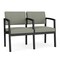 Lesro Lenox 2 Seat Tandem Seating W/ Arm, 43.5 in W 24.5 in L 32 in H LS2103 - alternate 1